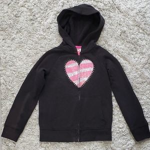 Danskin Now kids zip up sweater, Size XS 4-5